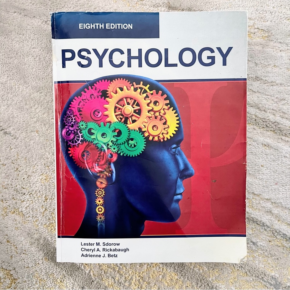 Psychology Textbook 8th Edition by Sdorow Rickabaugh Betz
